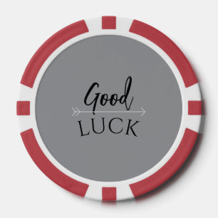 Lot De Jeton De Poker Cartes de poker Bonne Chance