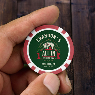 Lot De Jeton De Poker Casin vert tenue de soirée personnalisée pour ente