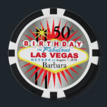 Lot De Jeton De Poker Casino Chip Las Vegas 50th Birthday<br><div class="desc">Ces jetons de casino de 50e anniversaire sont parfaits pour les fêtes de Las Vegas - fait une faveur amusante et mémorable d'anniversaire jalon! Très facile à customiser,  mais si vous avez besoin d'aide ou de révisions,  envoyez-moi un courriel à cheryl@cheryldanielsart.com. Design par Cheryl Daniels © 2016.</div>