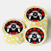 Lot De Jeton De Poker Casino Gambling Poker Roulette (Empiler)