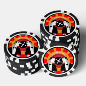 Lot De Jeton De Poker Casino Gambling Poker Roulette (Empiler)