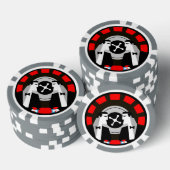 Lot De Jeton De Poker Casino Gambling Poker Roulette (Empiler)