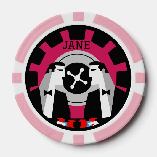 Lot De Jeton De Poker Casino Gambling Poker Roulette (Recto)