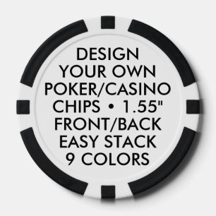 Lot De Jeton De Poker CASINO NOIR personnalisé / CHIPS POKER