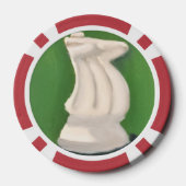Lot De Jeton De Poker Cavalier blanc (Verso)