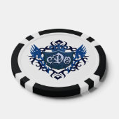 Lot De Jeton De Poker CDO-Blue Shield -Chips de poker (Simple)