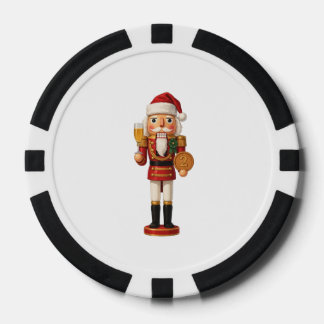 Lot De Jeton De Poker Célébration des Fêtes de Casse-Noisette d'un An sa