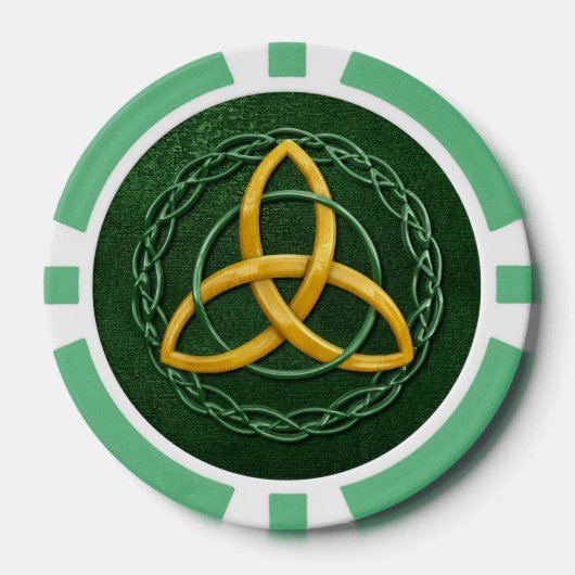Lot De Jeton De Poker Celtic Trinity (Recto)