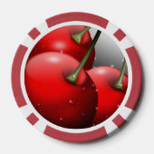 Lot De Jeton De Poker Cerises avec gouttes de ragoût (Verso)