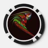 Lot De Jeton De Poker Chameleon Art Abstrait (Verso)