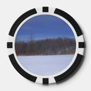 Lot De Jeton De Poker Champ blanc