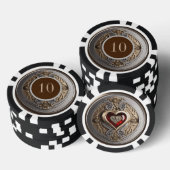 Lot De Jeton De Poker Charme personnalisé Lucky (Empiler)
