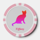 Lot De Jeton De Poker Chat à l'ombre (Recto)