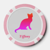 Lot De Jeton De Poker Chat à l'ombre (Verso)