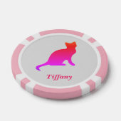 Lot De Jeton De Poker Chat à l'ombre (Simple)
