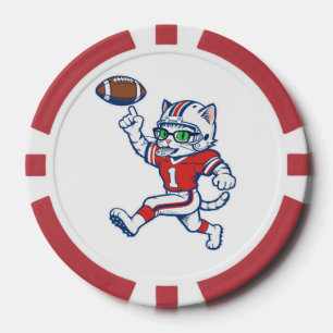 Lot De Jeton De Poker Chat de foot drôle