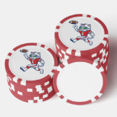 Lot De Jeton De Poker Chat de foot drôle (Empiler)