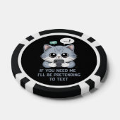 Lot De Jeton De Poker Chat de texture (Simple)