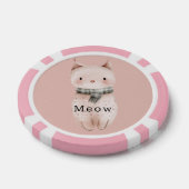 Lot De Jeton De Poker Chats roses (Simple)