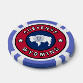 Lot De Jeton De Poker Cheyenne Wyoming (Simple)