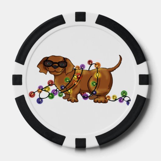 Lot De Jeton De Poker Chien brillant (Recto)