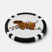 Lot De Jeton De Poker Chien brillant (Simple)