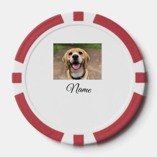Lot De Jeton De Poker Chien chat photo ajouter le nom de l'animal de com