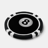 Lot De Jeton De Poker Chiffres de poker personnalisés 8-BALL Billiards (Simple)