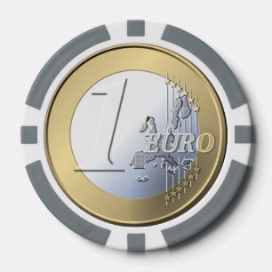 Lot De Jeton De Poker Chiffres de poker personnalisés Euro Coin