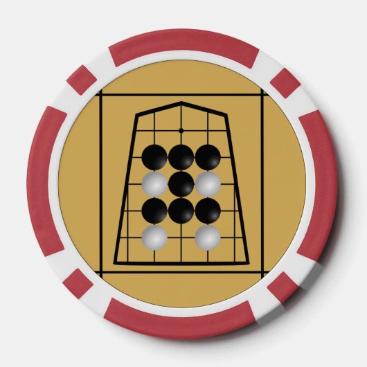 Lot De Jeton De Poker Chinese Zodiac Clock (Verso)