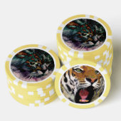 Lot De Jeton De Poker Chip de chat à Tiger Poker (Empiler)