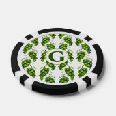 Lot De Jeton De Poker Chip de poker aux raisins verts (Simple)