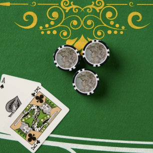 Lot De Jeton De Poker Chip de poker guerrier Helmetté de Leonardo