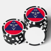 Lot De Jeton De Poker Chip de Poker Masonic (Empiler)