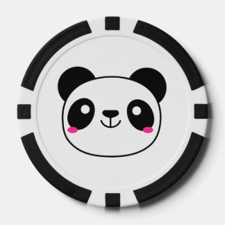 Lot De Jeton De Poker Chip de poker Panda Emoji