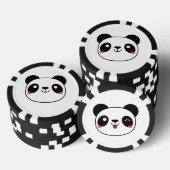 Lot De Jeton De Poker Chip de poker Panda Emoji (Empiler)