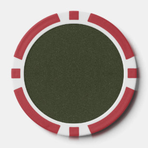Lot De Jeton De Poker Chip Poker Vert Moss foncé personnalisé