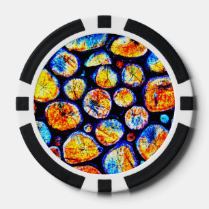 Lot De Jeton De Poker Chips de poche rétro