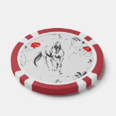 Lot De Jeton De Poker Chips de poker baroque pour chevaux (Simple)