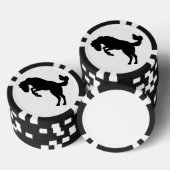 Lot De Jeton De Poker Chips de Poker Bronco Horse. (Empiler)
