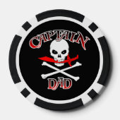 Lot De Jeton De Poker Chips de poker Capitaine Papa (Verso)