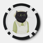 Lot De Jeton De Poker Chips de poker CAT MAID CUISINE (Verso)