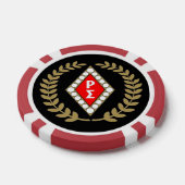 Lot De Jeton De Poker Chips de poker Chemise Rouge (Simple)