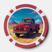 Lot De Jeton De Poker Chips de poker classique américain Pickup (Verso)