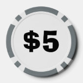 Lot De Jeton De Poker Chips de poker composite Ours personnalisés (Verso)