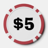 Lot De Jeton De Poker Chips de poker composite Ours personnalisés (Verso)