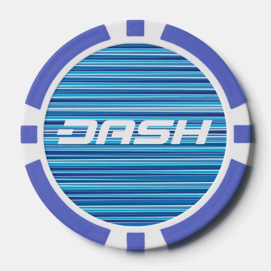 Lot De Jeton De Poker Chips de poker DASH (Recto)