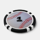 Lot De Jeton De Poker Chips de poker de baseball (Simple)