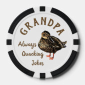 Lot De Jeton De Poker Chips de poker de canard (Recto)