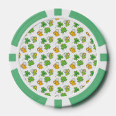 Lot De Jeton De Poker Chips de poker de la Saint Patrick (Recto)
